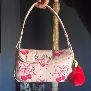 Pink Bow and Heart Women's Bag